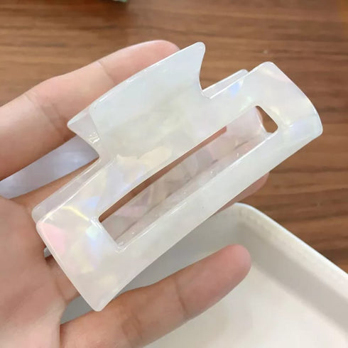 Hollow Square Hair Claw Clip